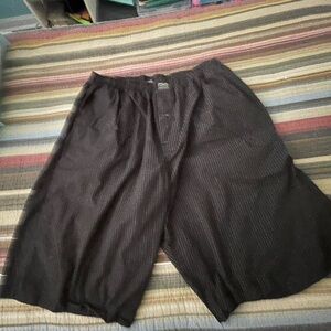 Men's Black pattern Men’s pajama shorts